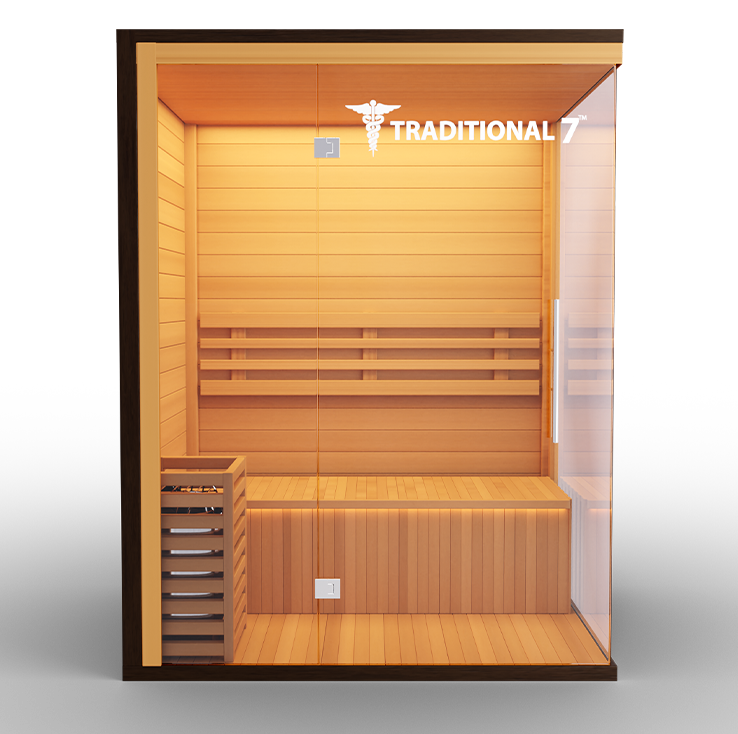 Traditional 7™ 3-Person Home Steam Sauna