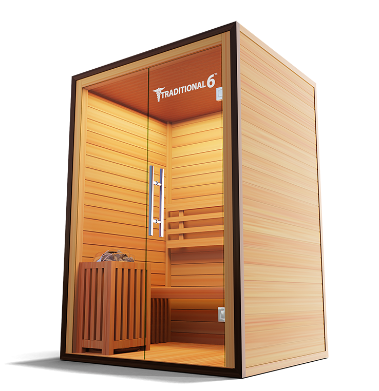 Traditional 6™ 2-Person Home Steam Sauna
