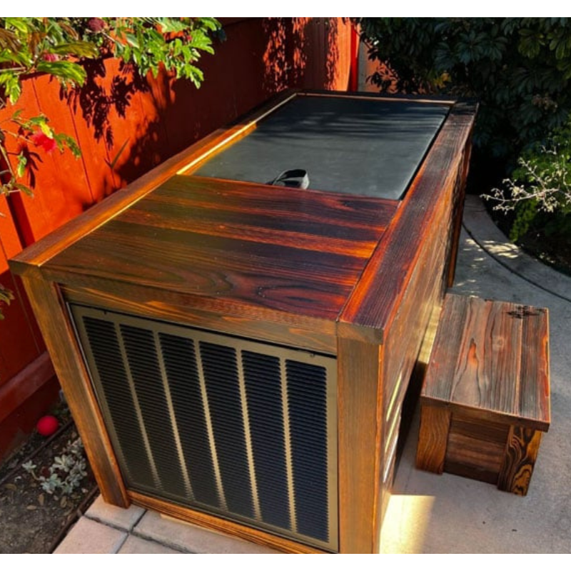 Kooru Cold Plunge Tub — Handcrafted Redwood