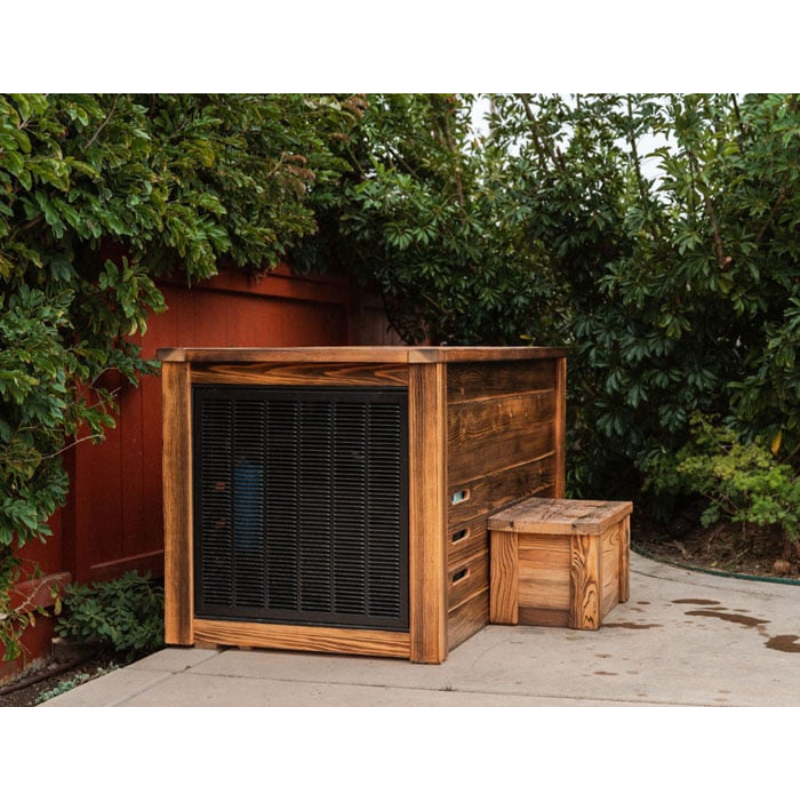 Kooru Cold Plunge Tub — Handcrafted Redwood