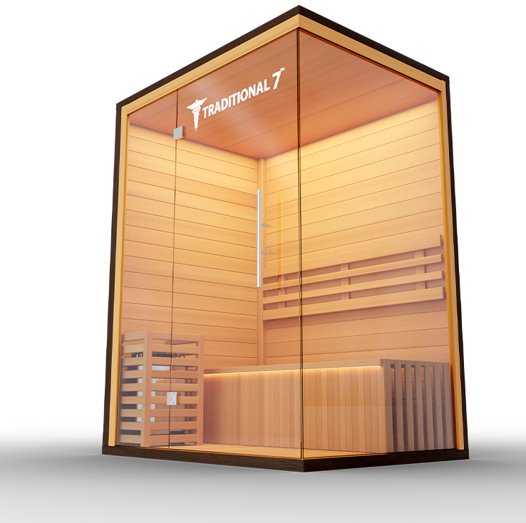 Traditional 7™ 3-Person Home Steam Sauna