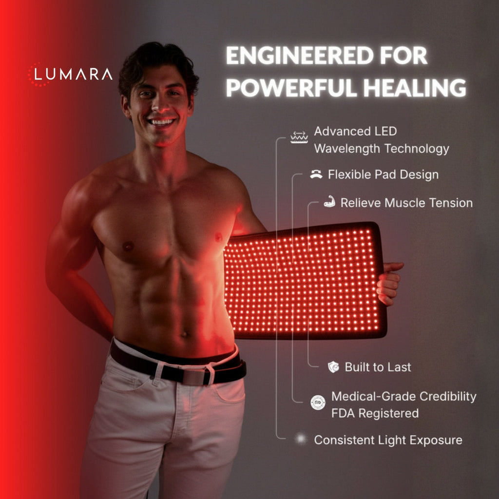 Lumara 3-Wavelength Light Therapy Pad