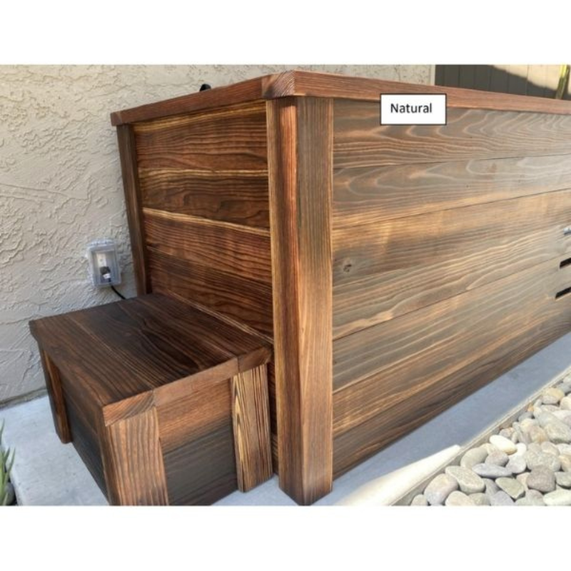 Kooru Cold Plunge Tub — Handcrafted Redwood