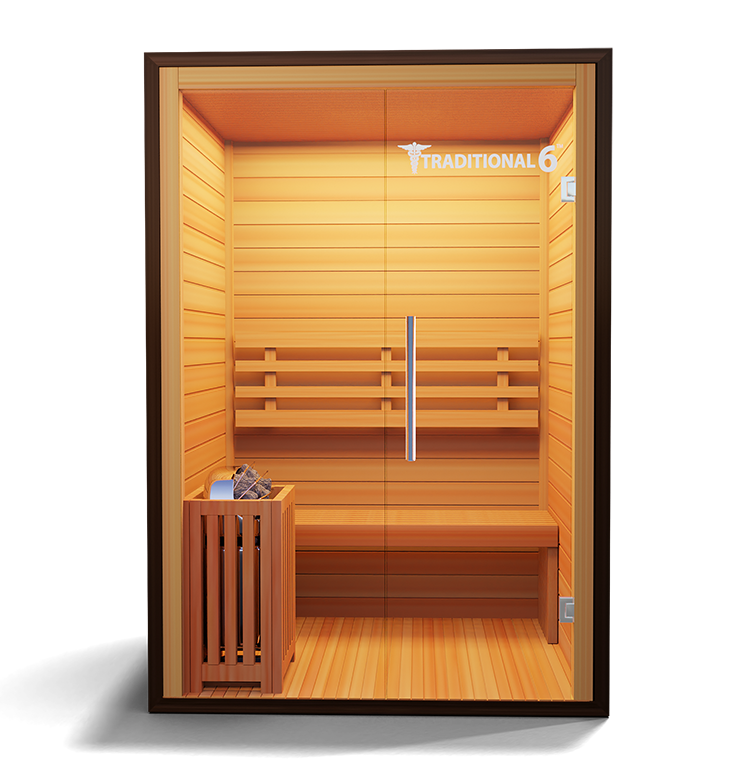 Traditional 6™ 2-Person Home Steam Sauna