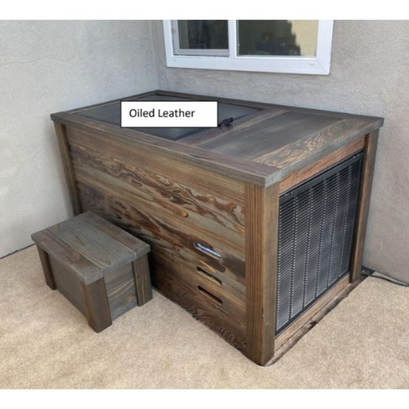 Kooru Cold Plunge Tub — Handcrafted Redwood