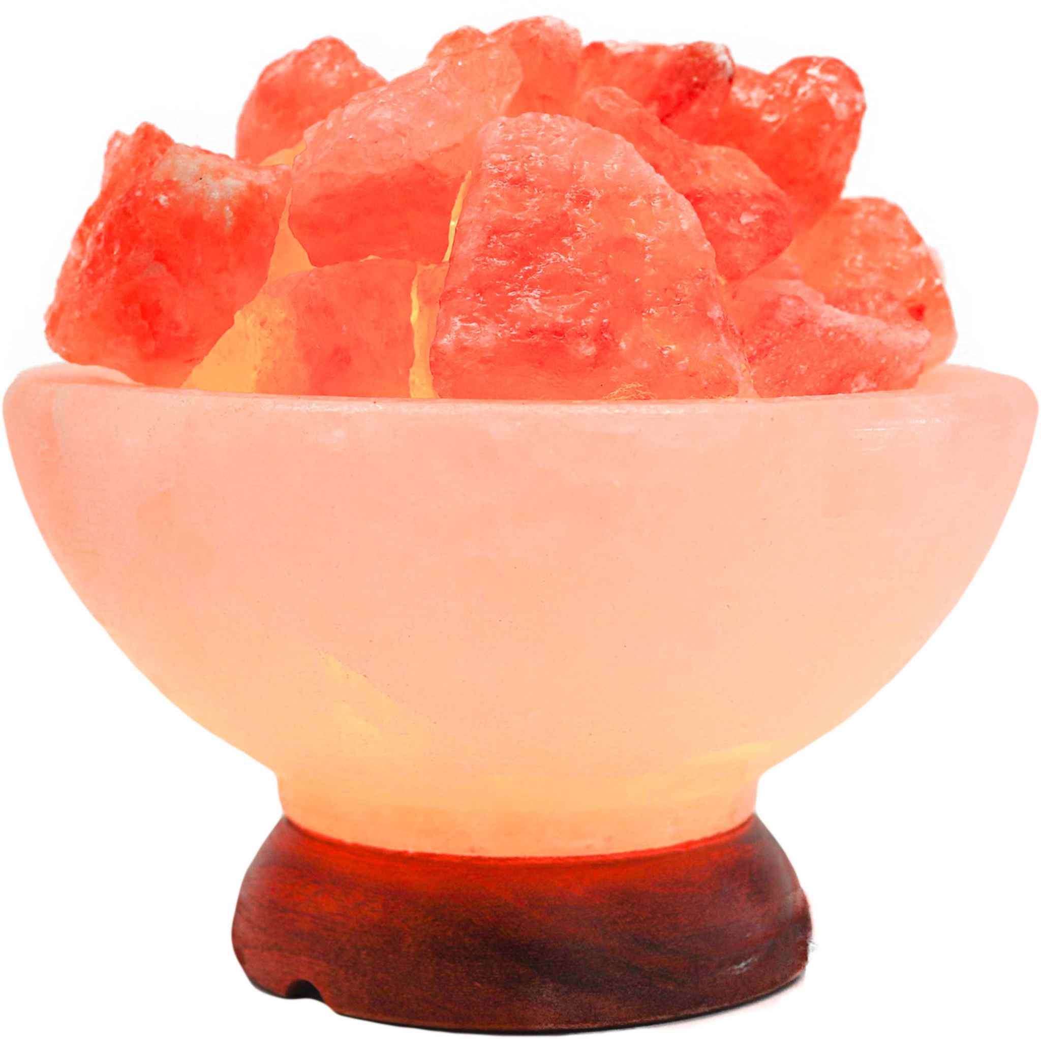 Fire on Ice™ Abundance Bowl Himalayan Salt Lamp