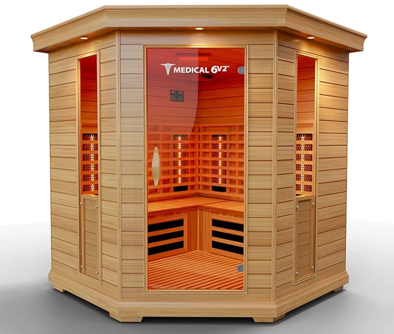 Medical 6 Plus™ 6-Person Indoor Full Spectrum Infrared Sauna