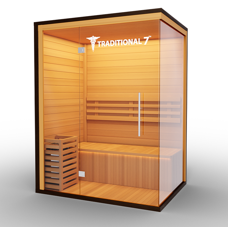 Traditional 7™ 3-Person Home Steam Sauna