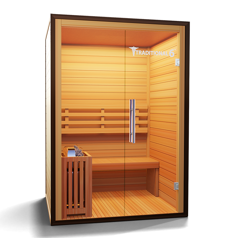 Traditional 6™ 2-Person Home Steam Sauna