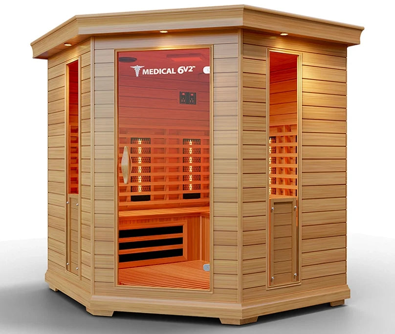 Medical 6 Plus™ 6-Person Indoor Full Spectrum Infrared Sauna
