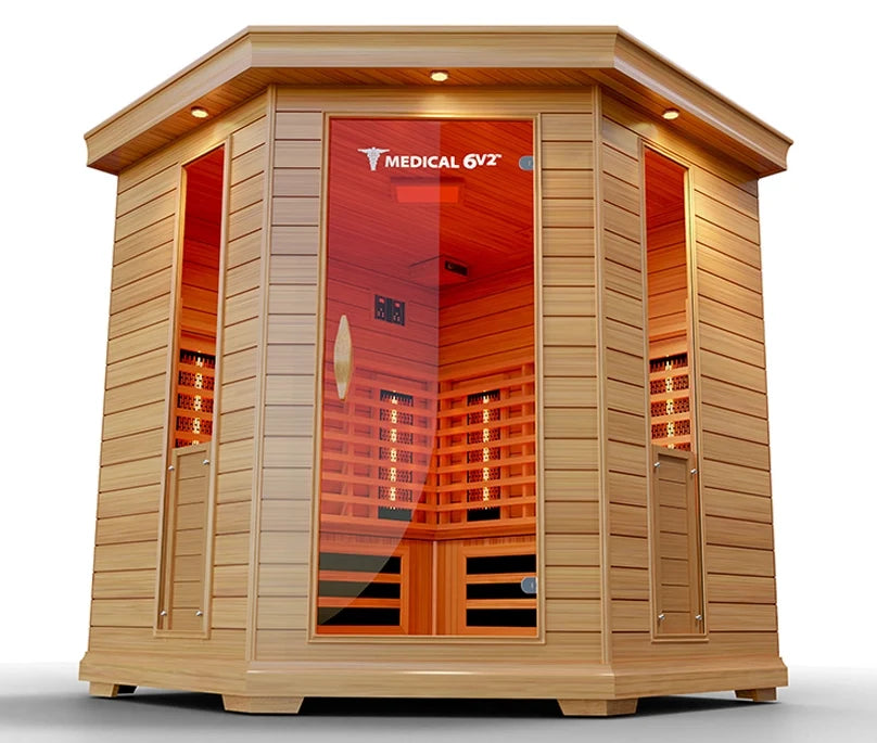 Medical 6 Plus™ 6-Person Indoor Full Spectrum Infrared Sauna