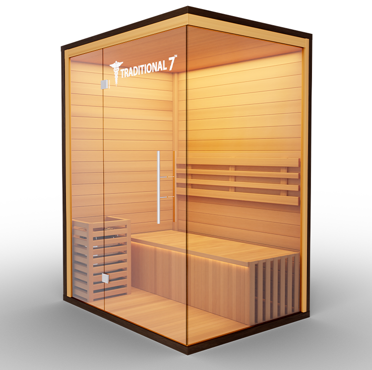 Traditional 7™ 3-Person Home Steam Sauna