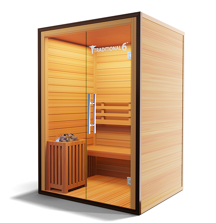 Traditional 6™ 2-Person Home Steam Sauna