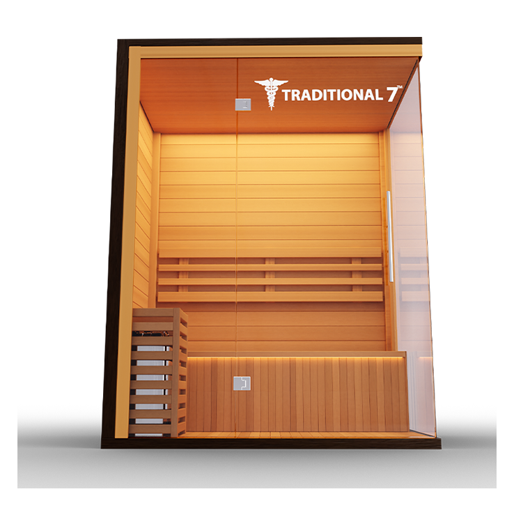 Traditional 7™ 3-Person Home Steam Sauna