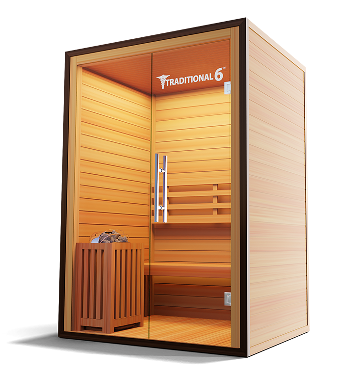 Traditional 6™ 2-Person Home Steam Sauna