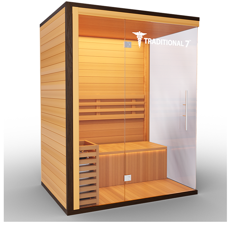 Traditional 7™ 3-Person Home Steam Sauna