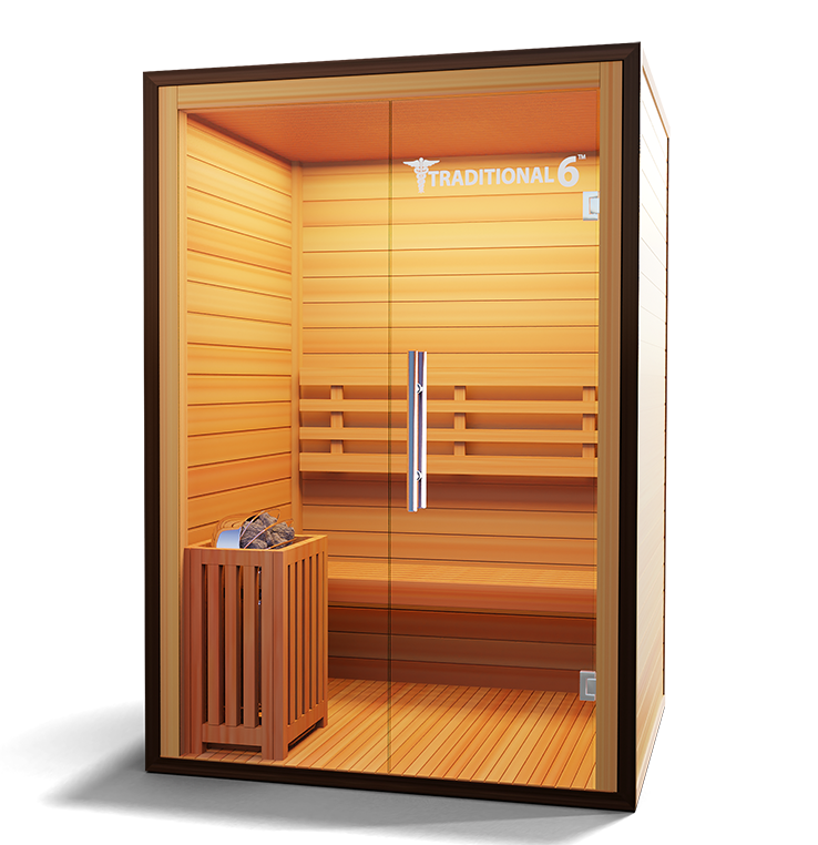 Traditional 6™ 2-Person Home Steam Sauna