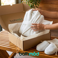 Luxury Organic Turkish Robe & Slipper Set