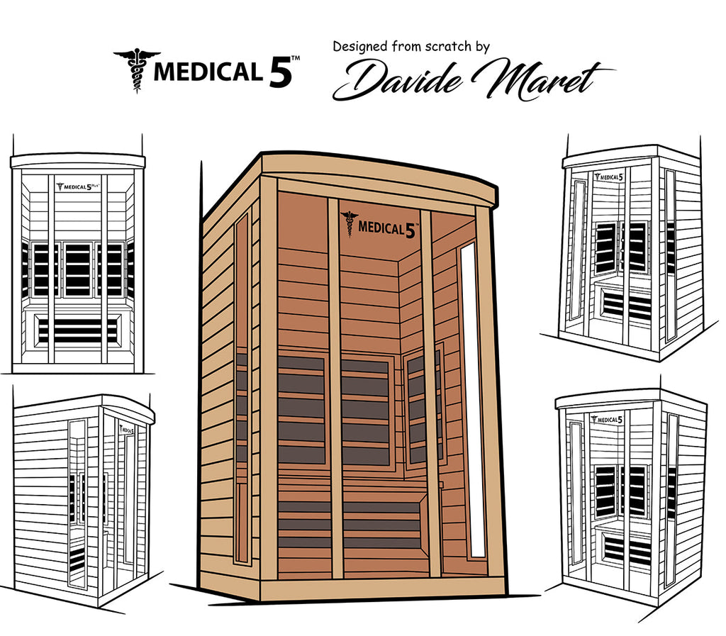 Medical 5™ 3-Person Home Full Spectrum Infrared Sauna