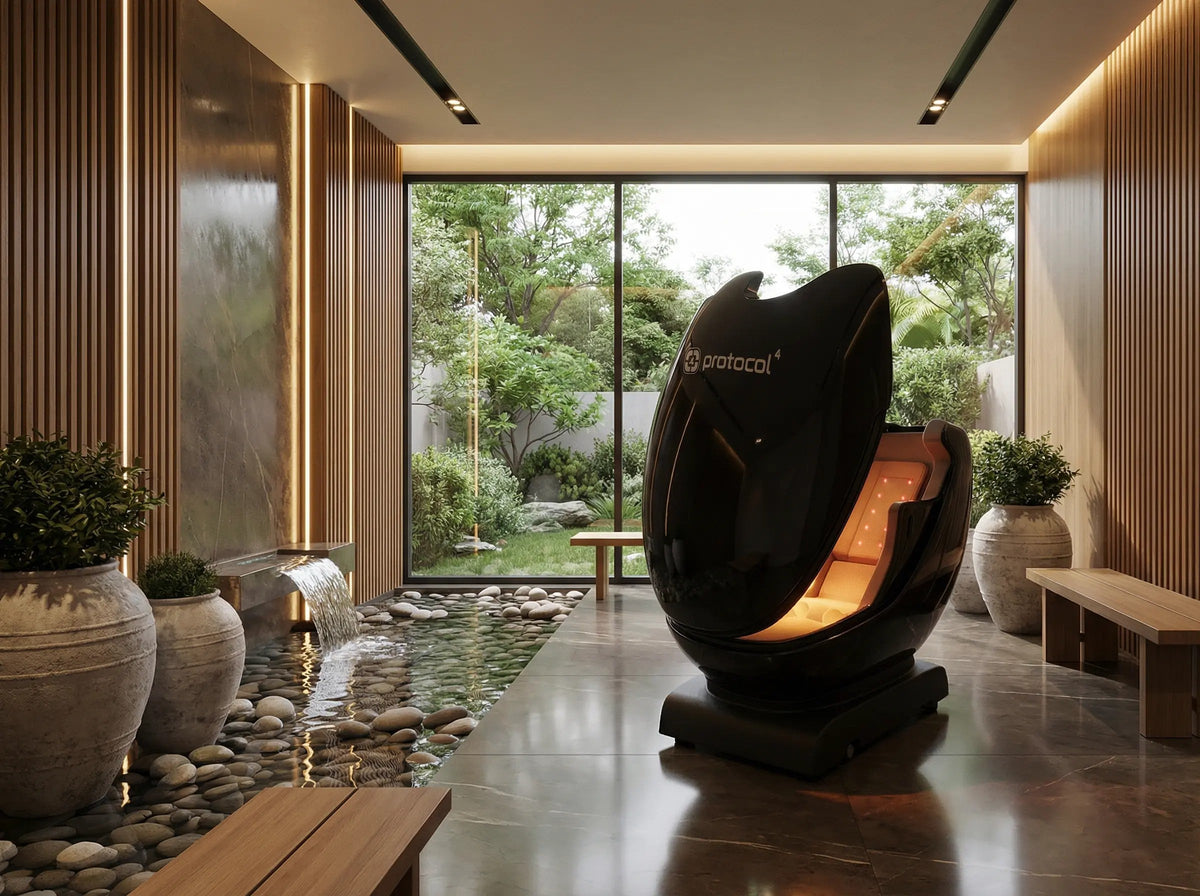 The Cocoon Infrared, Red Light & PEMF Wellness Pod
