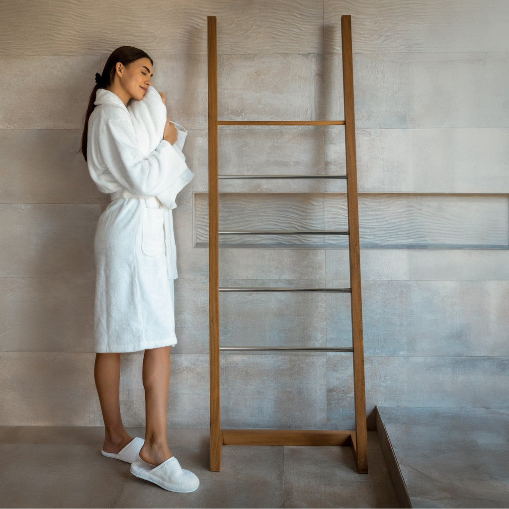 Luxury Organic Turkish Robe & Slipper Set