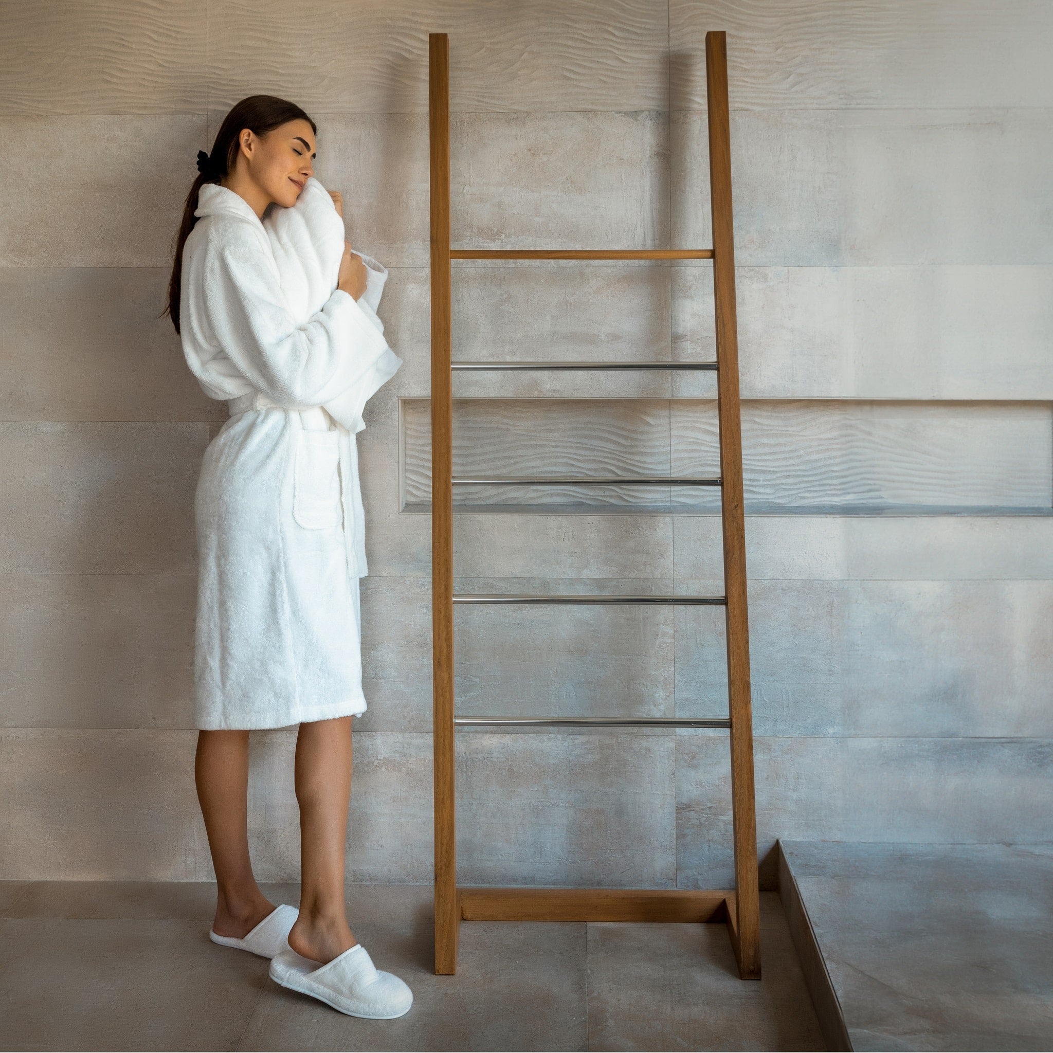 Luxury Organic Turkish Robe & Slipper Set