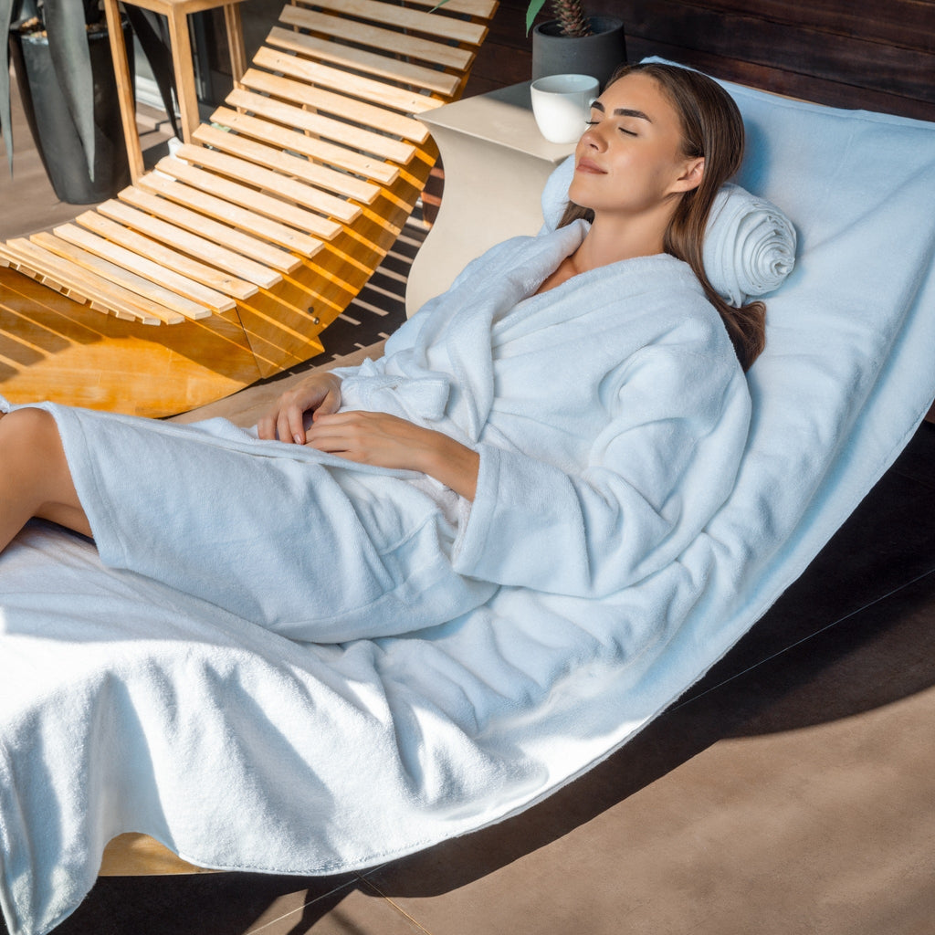 Luxury Organic Turkish Robe & Slipper Set