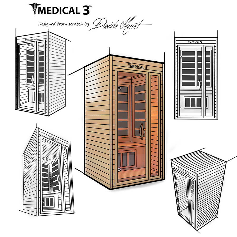 Medical 3™ 1-Person Home Full Spectrum Infrared Sauna