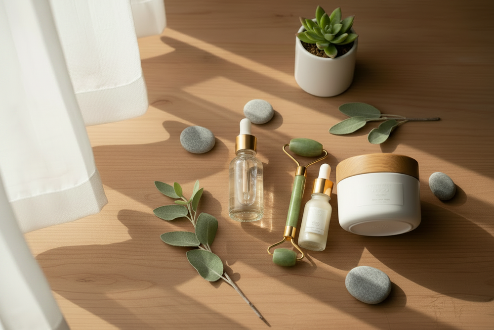 Skincare Editorial - Medium Shot