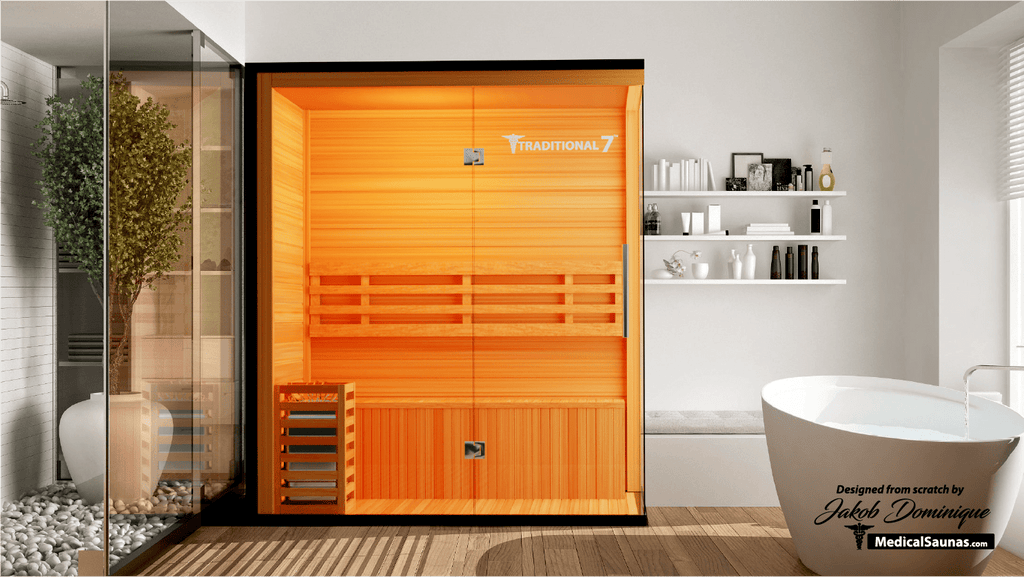 Traditional 7™ 3-Person Home Steam Sauna