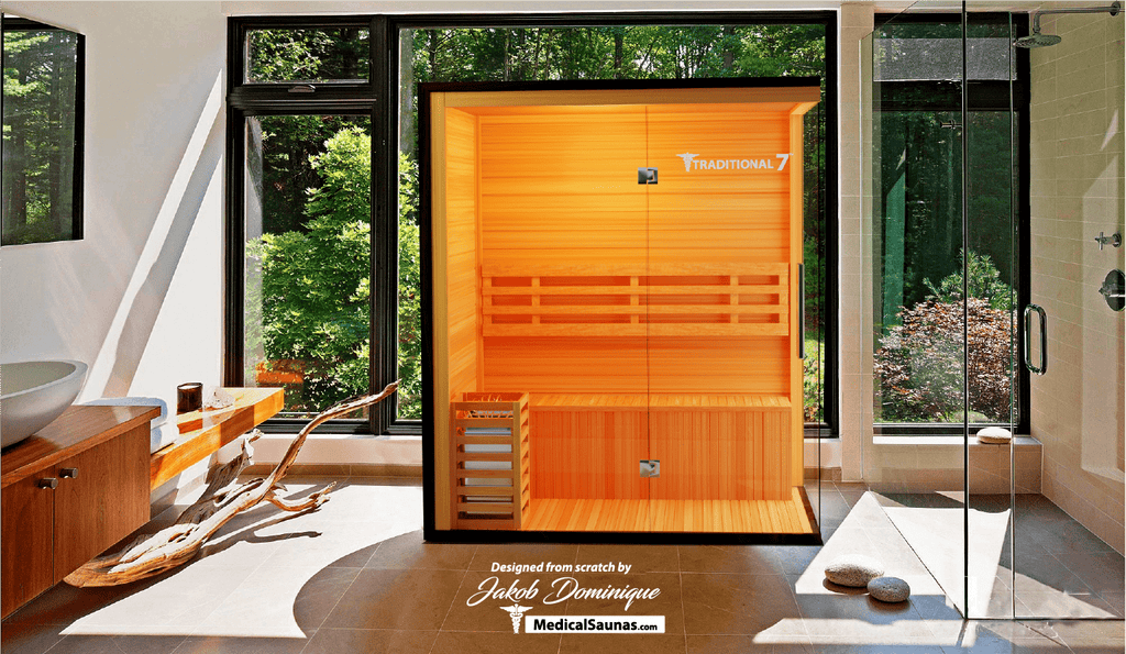 Traditional 7™ 3-Person Home Steam Sauna